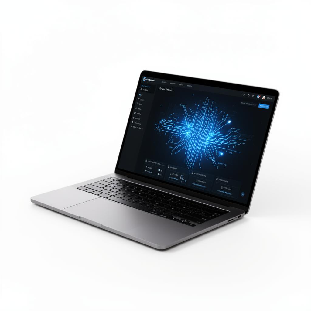 Laptop showing tech repair diagnostics